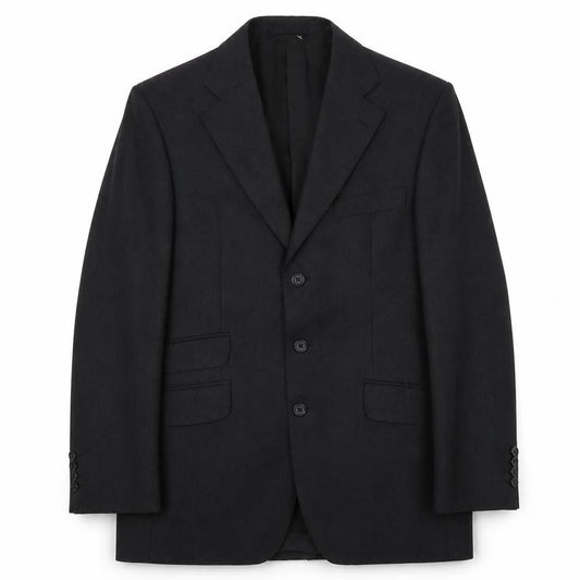 Mens UK Size 38 Aquascutum Regular Black Suit Jacket
