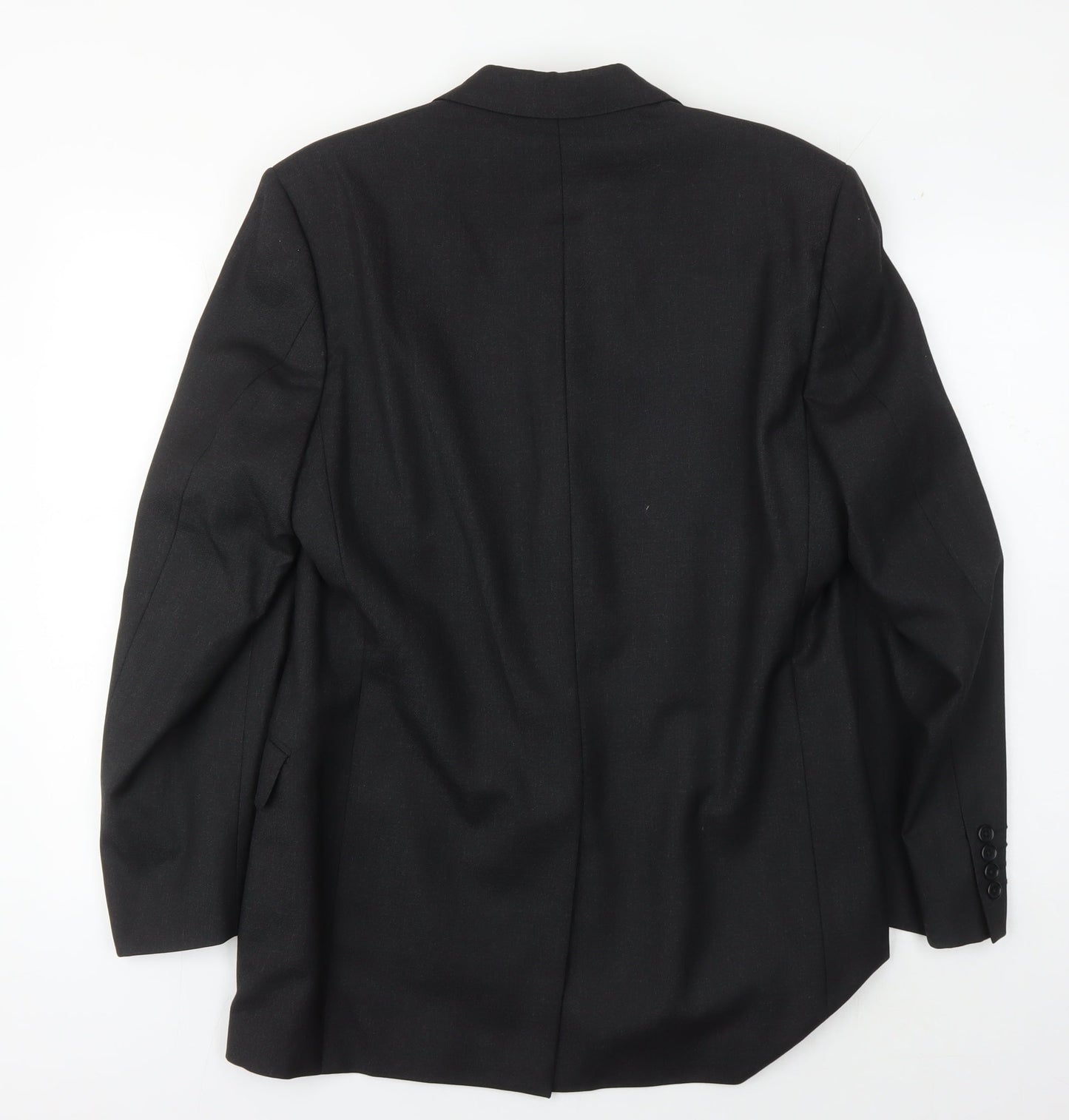 Aquascutum Men's Black Blazer, Size 38R, Elegant & Formal