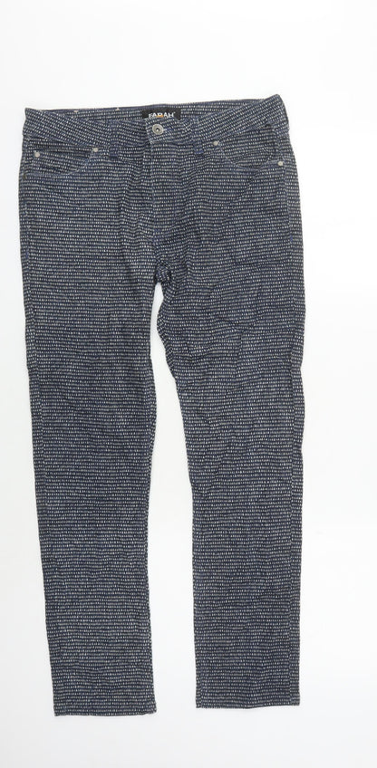 Farah Men's Blue Slim Fit Straight Jeans