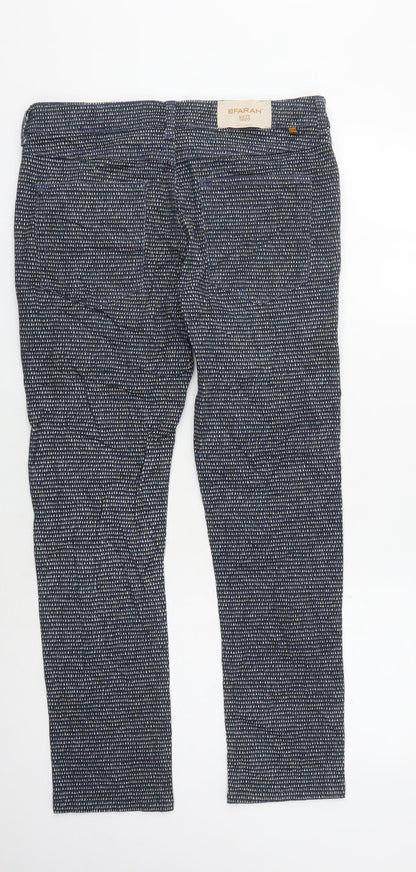 Farah Men's Blue Slim Fit Straight Jeans