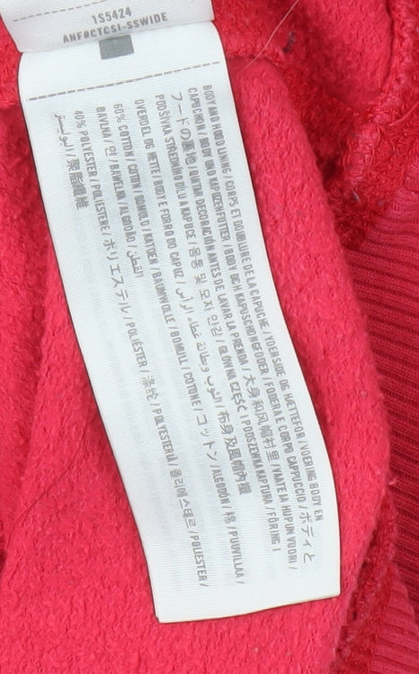 Abercrombie & Fitch Women's Red Pullover Hoodie S