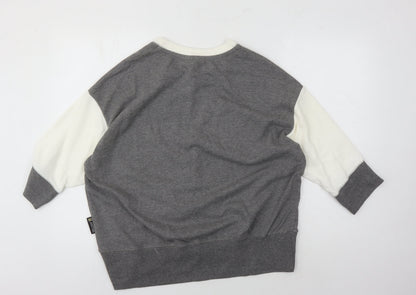 Womens UK Size L Harry Potter Grey Pullover Sweatshirt
