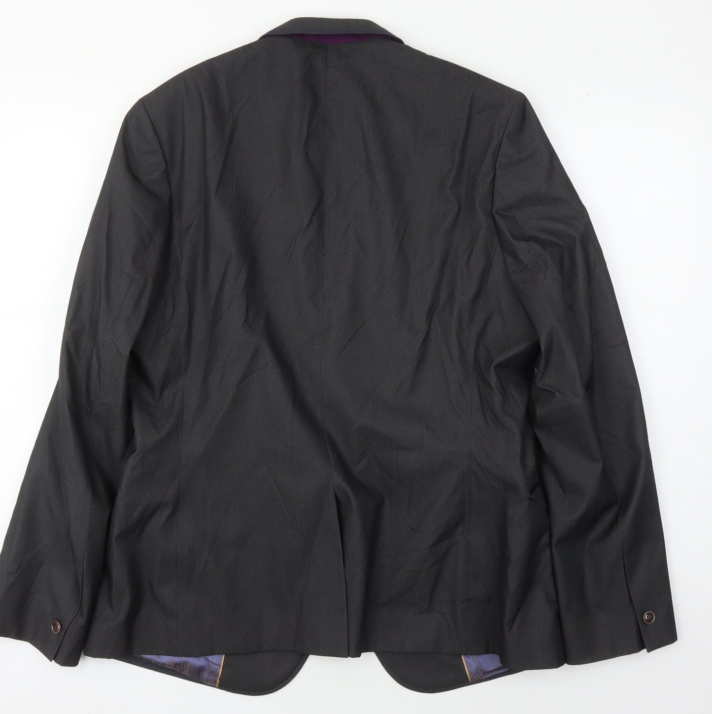 Mens UK Size 4 Ted Baker Regular Black Suit Jacket