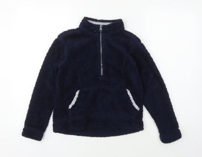 Regatta Unisex Kids Blue Fleece Henley Sweatshirt 9 Years
