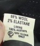 Viyella Women's Black Pinstripe Blazer UK 12