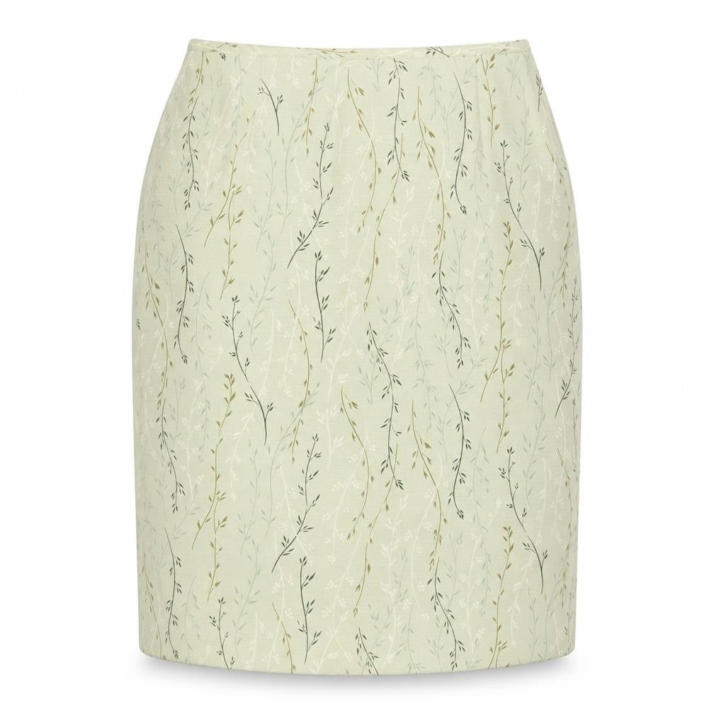 Eastex Women’s Green Floral Midi Skirt, Size 16