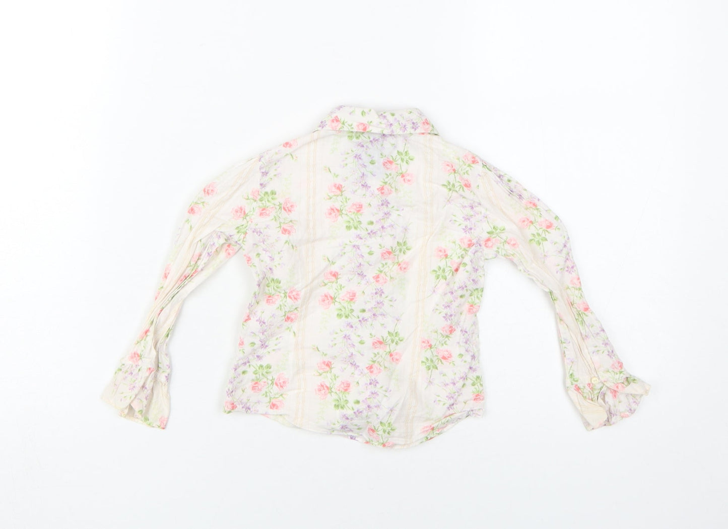 Ralph Lauren Girls Floral Blouse 3 Years Multicoloured Cotton