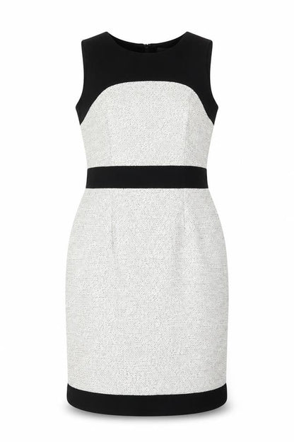Banana Republic Women’s Black & White Sheath Dress, Size 6