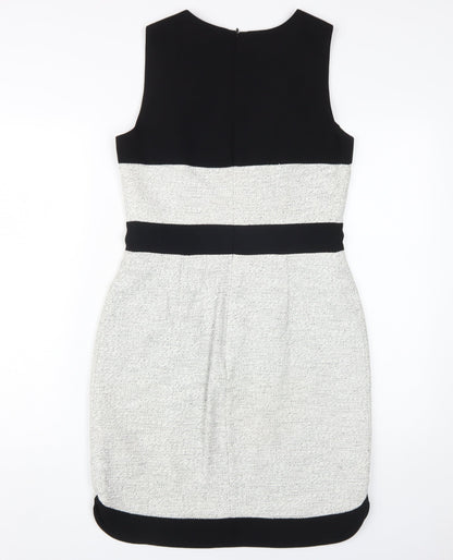 Banana Republic Women’s Black & White Sheath Dress, Size 6