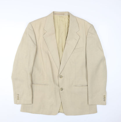 Austin Reed Men's Beige Blazer, 40S, Classic Fit