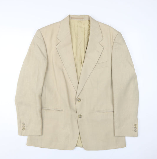 Austin Reed Men's Beige Blazer, 40S, Classic Fit