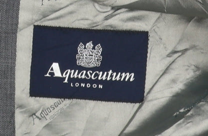 Mens UK Size 40 Aquascutum Regular Grey Suit Jacket