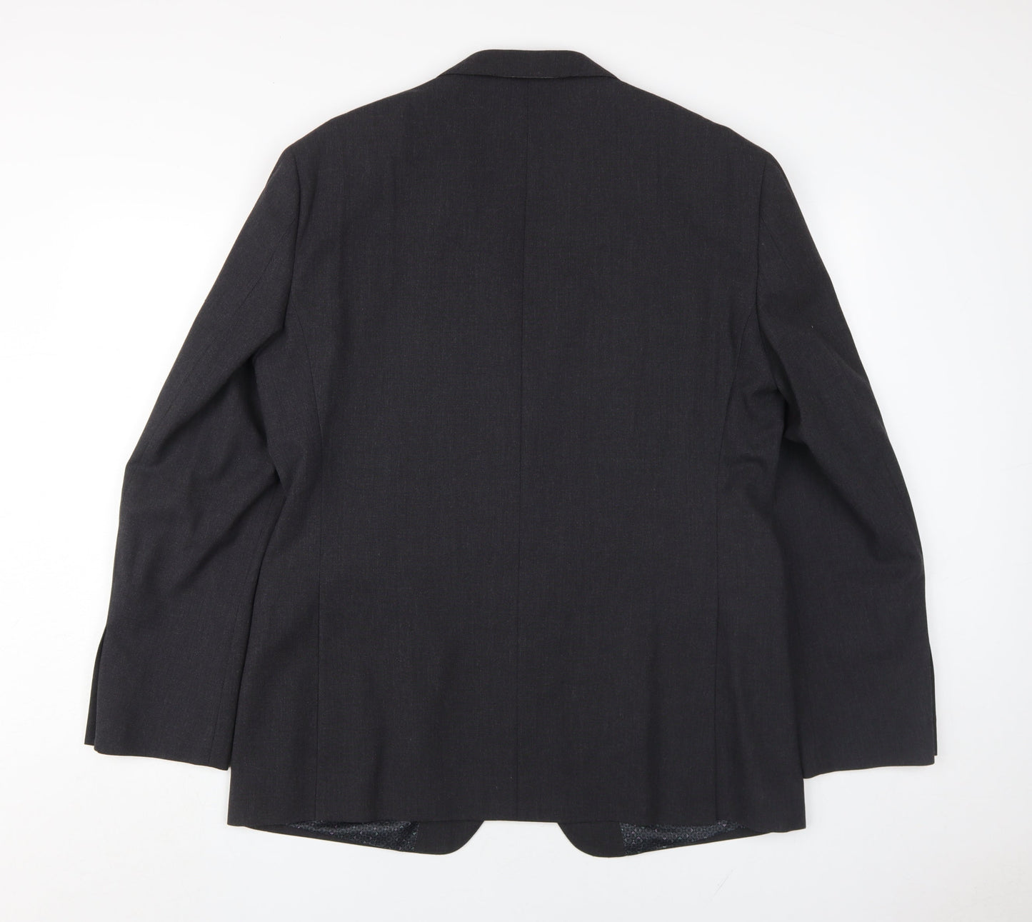 Mens UK Size 43R T.M.Lewin Regular Black Suit 2 Piece