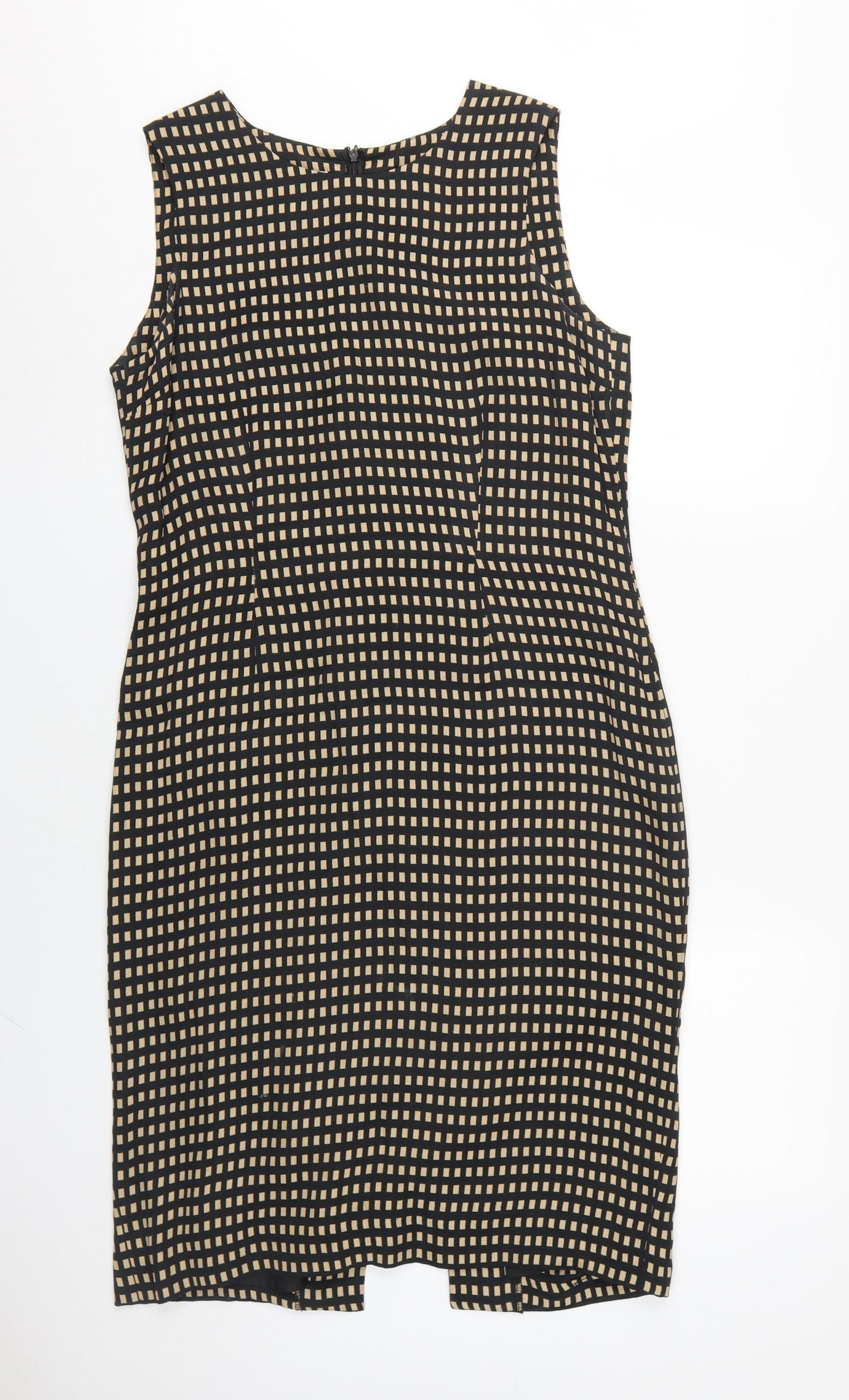 Jaeger Women's Black Sheath Dress, Size 12, Classic Formal