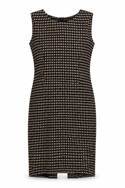 Jaeger Women's Black Sheath Dress, Size 12, Classic Formal