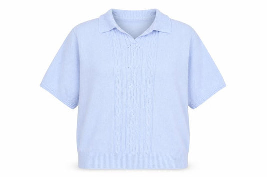 Front view of Honor Millburn women’s blue knit jumper 18