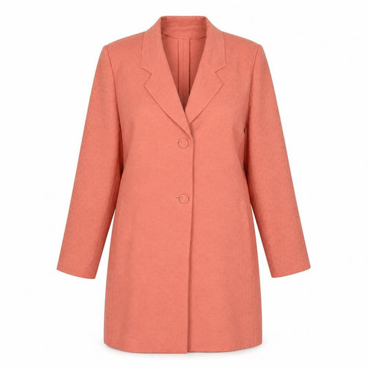 Womens UK Size 14 Viyella Pink Overcoat