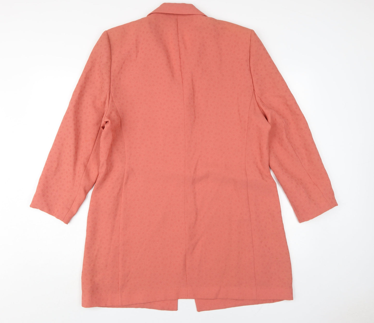 Womens UK Size 14 Viyella Pink Overcoat