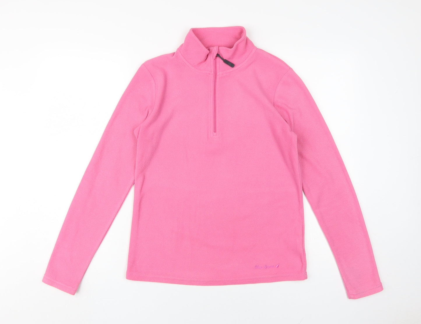 Peter Storm Women's Pink Fleece Sweatshirt Size 10