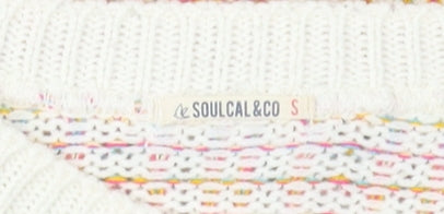 Womens UK Size S Soulcal & Co Multicoloured Pullover Jumper
