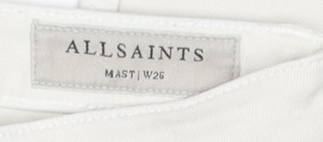 AllSaints Women's Ivory Skinny Jeans Size 26
