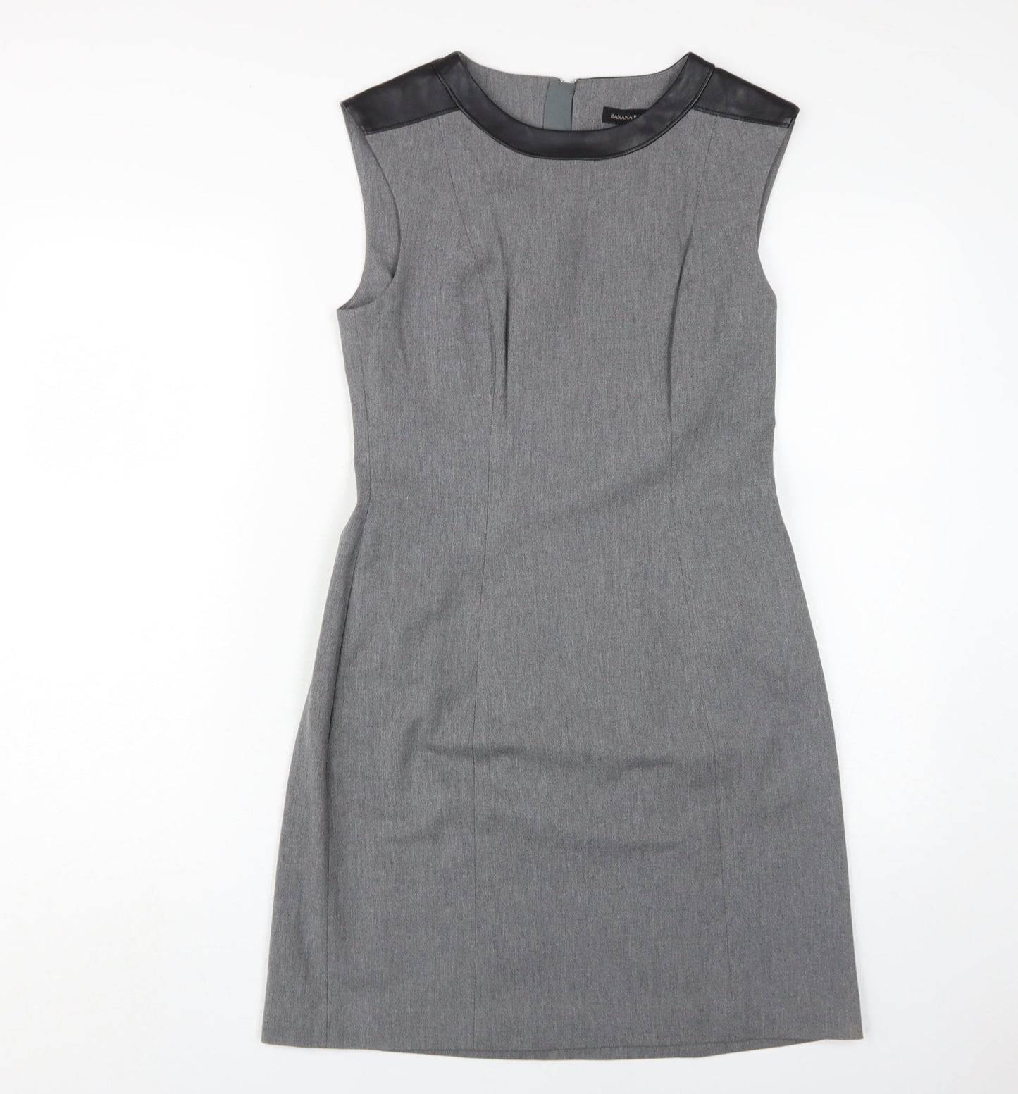 Banana Republic Women's Grey Sheath Dress Size 4