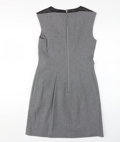 Banana Republic Women's Grey Sheath Dress Size 4