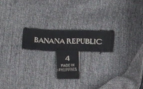 Banana Republic Women's Grey Sheath Dress Size 4