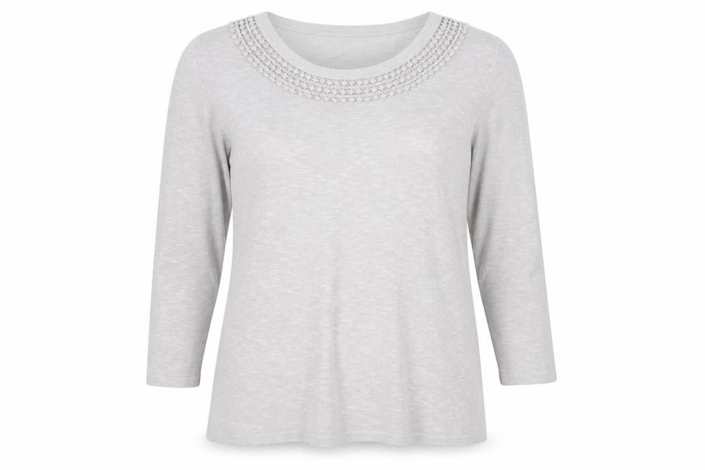 Womens UK Size 12 Laura Ashley Ivory Pullover Jumper
