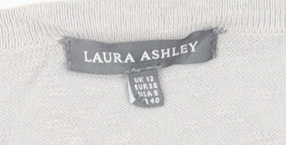 Laura Ashley Women's Ivory Pullover Jumper UK 12