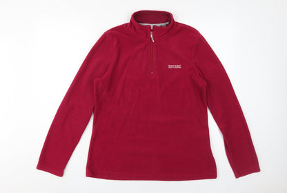 Regatta Women's Red Fleece Pullover Size 12