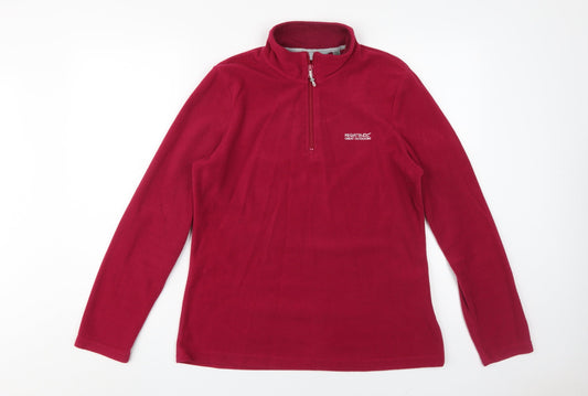 Regatta Women's Red Fleece Pullover Size 12