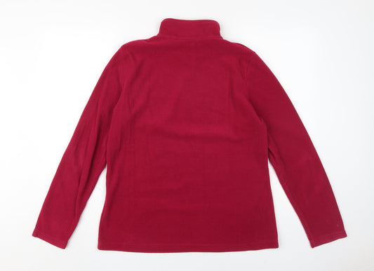Regatta Women's Red Fleece Pullover Size 12