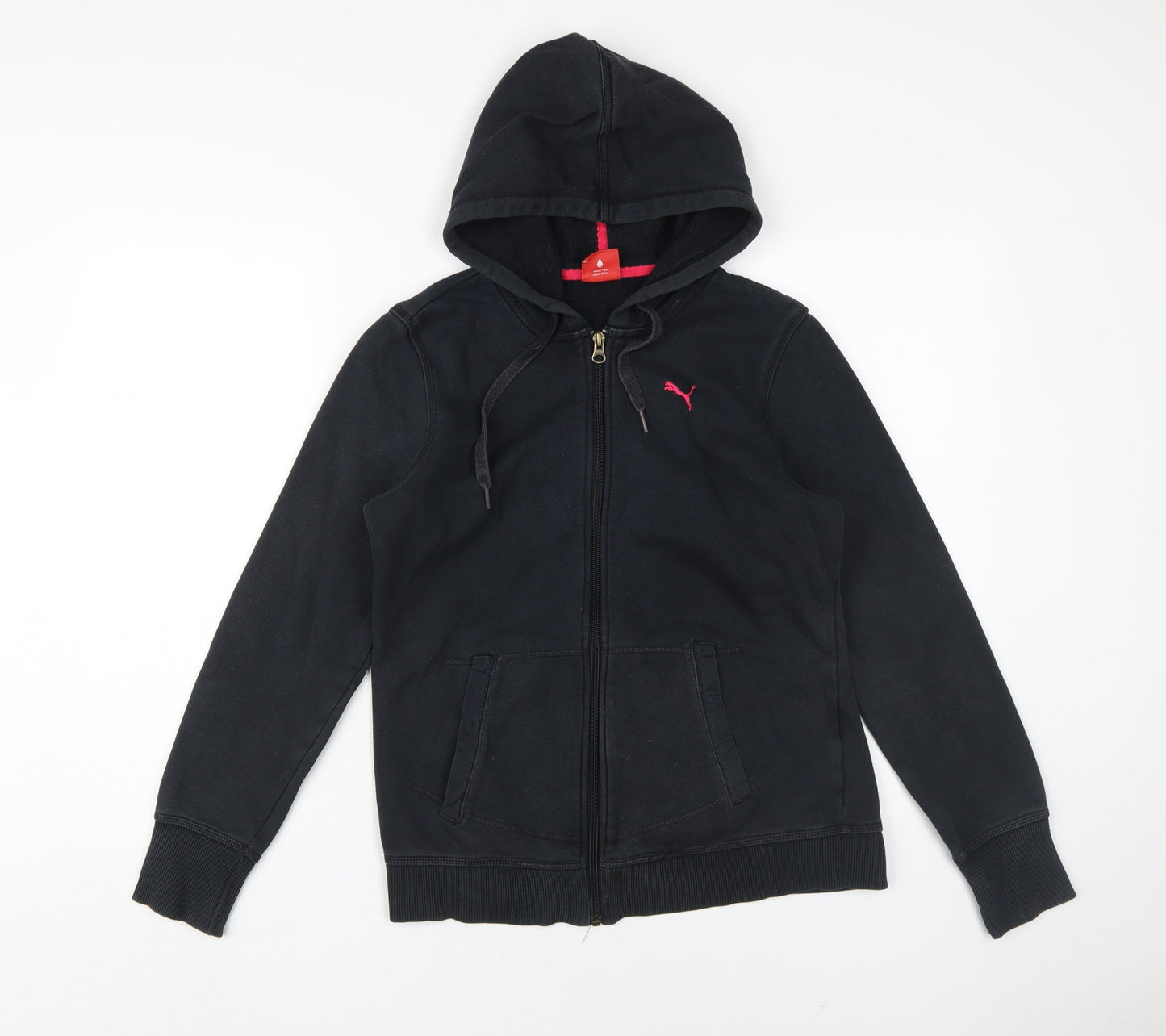 Puma Women's Black Full Zip Hoodie Size 12