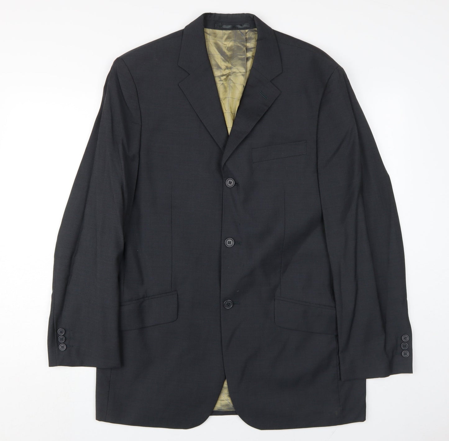 Mens UK Size 38 Ben Sherman Regular Black Suit Jacket