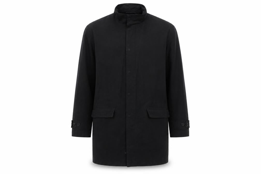 Mens UK Size L J by Jasper Conran Black Overcoat