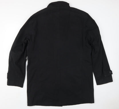 Mens UK Size L J by Jasper Conran Black Overcoat