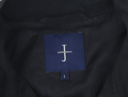Mens UK Size L J by Jasper Conran Black Overcoat
