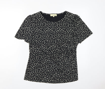 Womens UK Size L Viyella Black  T-Shirt