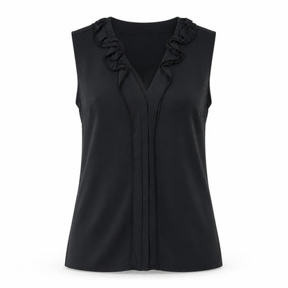 Womens UK Size 4 Banana Republic Black Basic Blouse