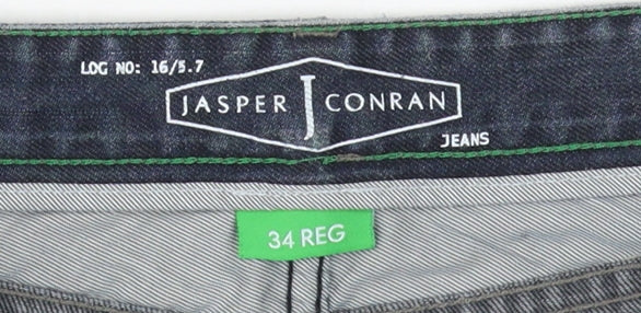 Jasper Conran Men's Blue Straight Jeans Size 34