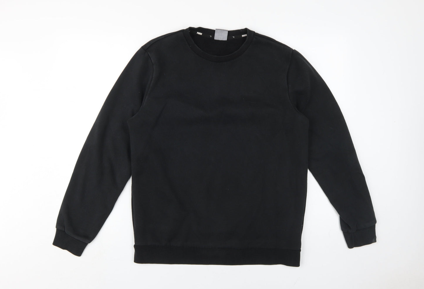 Mens UK Size M PUMA Black Pullover Sweatshirt