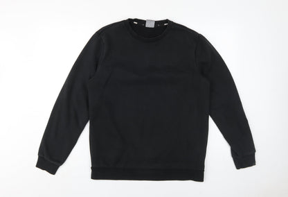 Mens UK Size M PUMA Black Pullover Sweatshirt