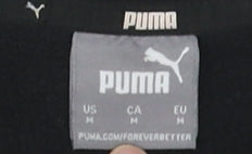 Mens UK Size M PUMA Black Pullover Sweatshirt