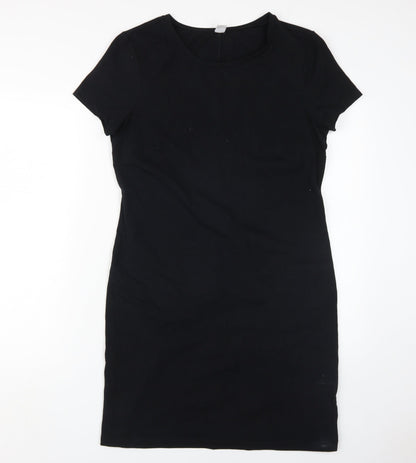 Old Navy Women's Black T-Shirt Dress L