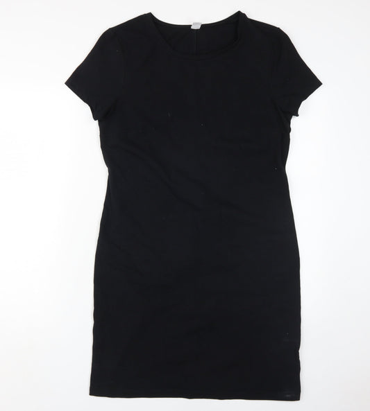 Old Navy Women's Black T-Shirt Dress L