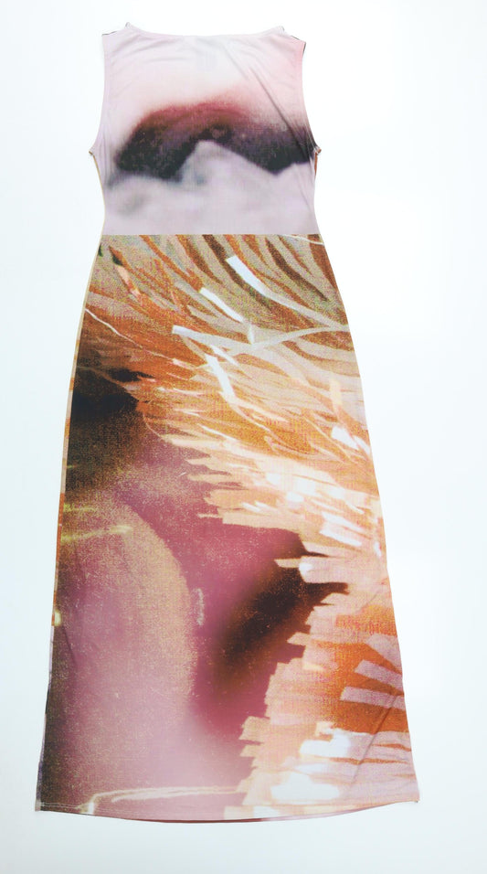 Collusion Women's Multi Midi Bodycon Dress