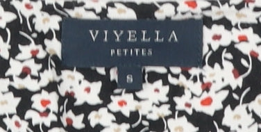 Womens UK Size S Viyella Multicoloured Basic Blouse