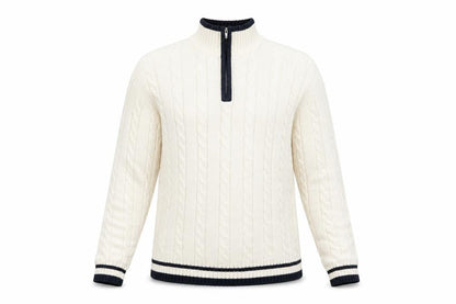 Mens UK Size L Maine New England Ivory Pullover Jumper