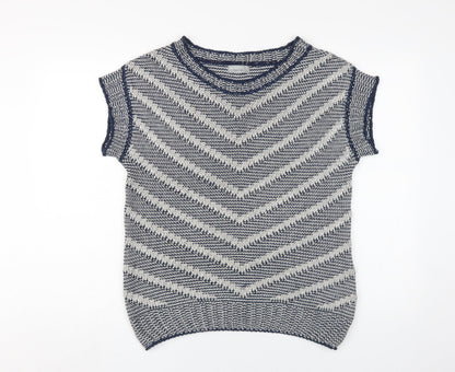 Womens UK Size M Per Una Blue Pullover Jumper